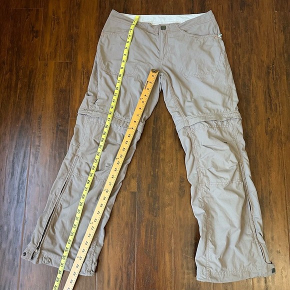 MOUNTAIN HARDWARE Womens Outdoor Ankle Zip Convertible Pants in Taupe - Picture 13 of 13